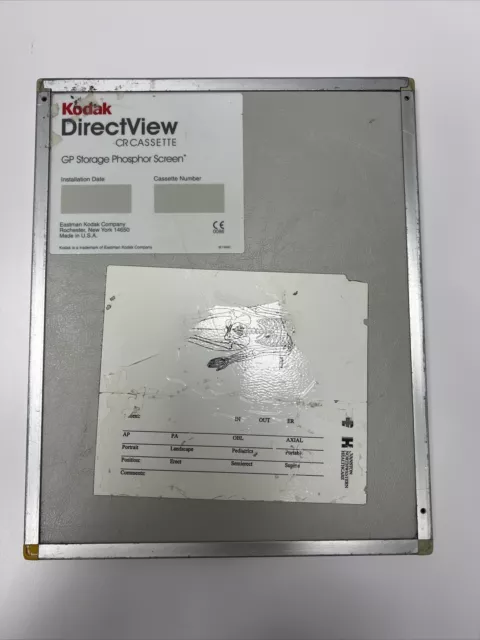 Kodak DirectView CR Cassette GP Storage X Ray Film SP136/24x30