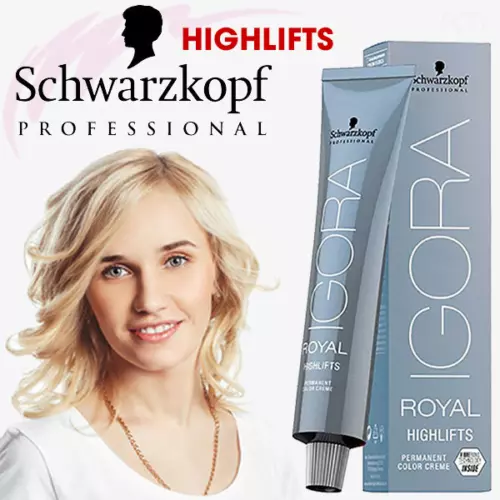 Schwarzkopf Professional IGORA Royal HIGH LIFTS Permanent Color Dye Creme 60ml