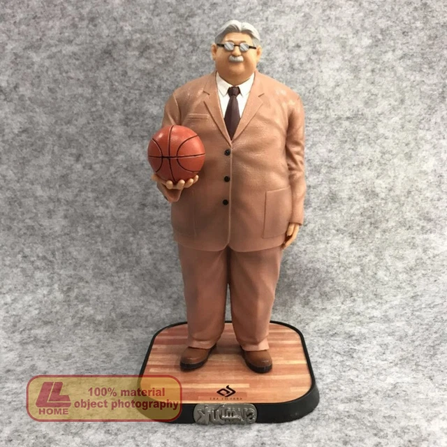 Anime Slam Dunk Shohoku coach Mitsuyoshi Anzai Figure Statue Toy Gift Desk Decor