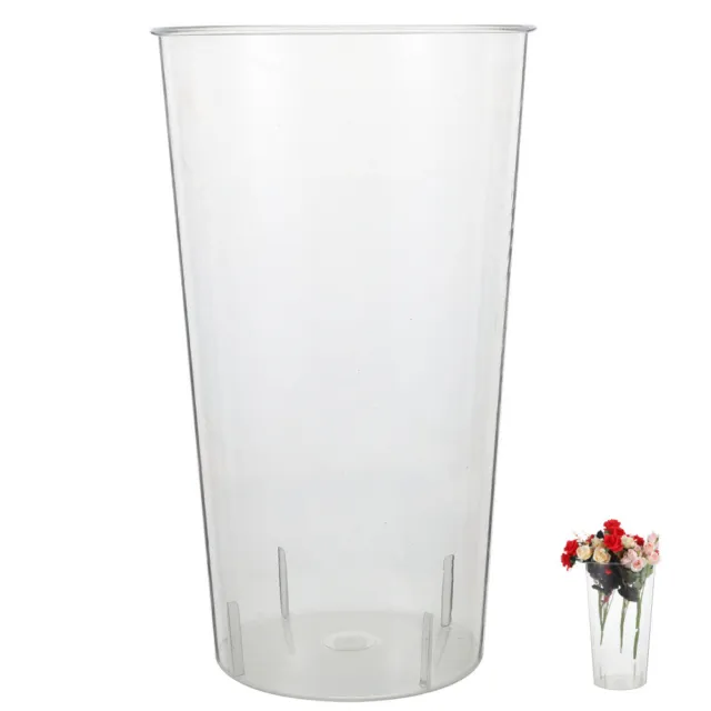 Decorative  Clear Clear Cylinder Vases Acrylic Container Acrylic Flower Vase