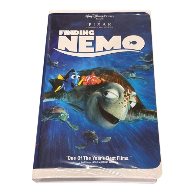 FINDING NEMO VHS Tape Walt Disney Pixar Clamshell Case Animated Movie ...