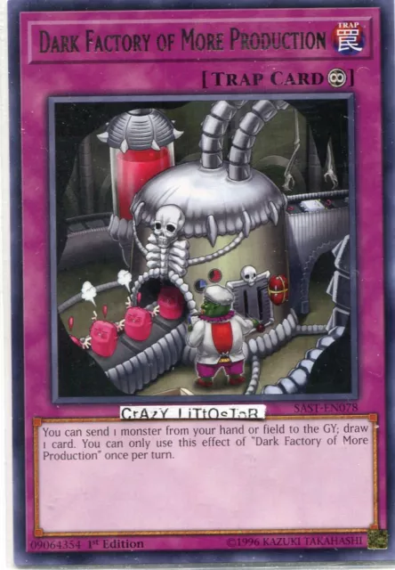 3 X Yu-Gi-Oh Dark Factory Of More Production 1St Ed Silver Rare Mint Sast-En078