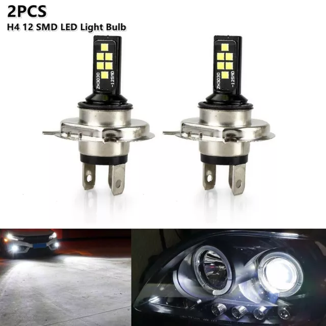 2X 110W H4 LED Voiture de Phare CSP Ampoule Feux Avant 6500K 24000LM Remplacemen