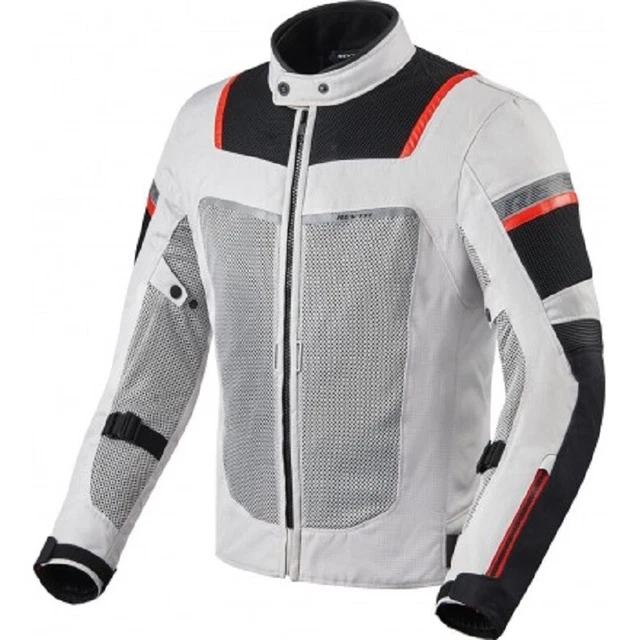 BLOUSON MOTO REV' It Revit Tornado Argent Black Taille Xzl 4XL