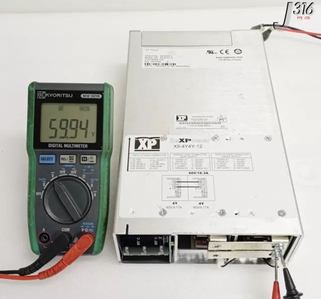 29669 Xp Power Ps, Flexpower, 60Vdc, X9-Xb0572, Amat 1140-01688 X9-4Y4Y-12