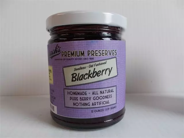 Jacks Premium Preserves Seedless Blackberry 12oz