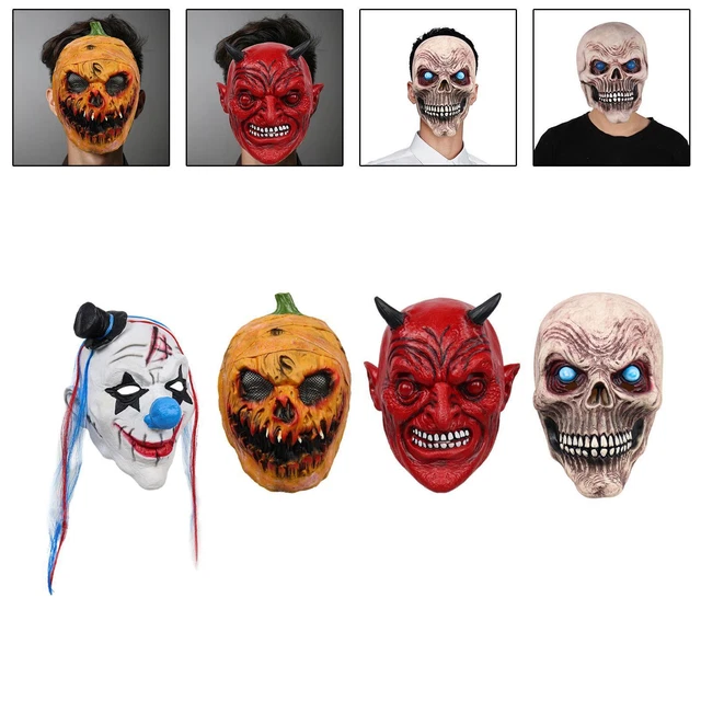 Maschera di Halloween Maschera in lattice Costumi Copricapo Novità Maschere