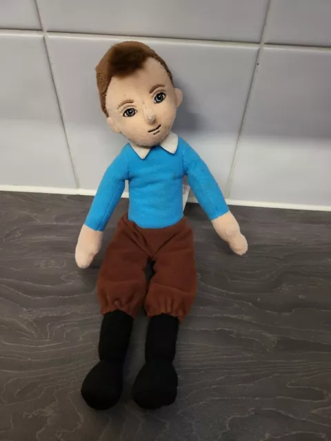 Tim und Struppi Blech Spielzeug Figur Plüschtier 2011 TY Beanie Sammlerstück ausverkauft