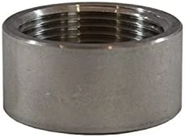 1.25" 1 1/4" in Inch NPT 316 Stainless Steel Threaded Half Coupling Weld on Pipe
