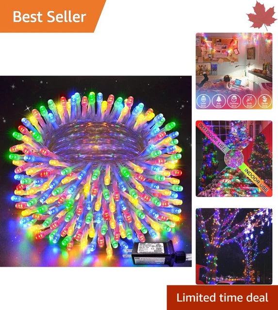 66ft 200 LED Super Multicolor String Lights - Indoor Outdoor Fairy Lights