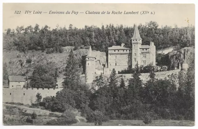CPA ""Environs du Puy - Château de la Roche Lambert