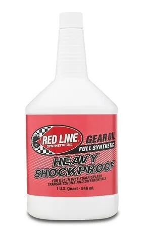 Red Line Oil Gear Oil Synthetic Heavy Shockproof 1 Quart - Case of 12