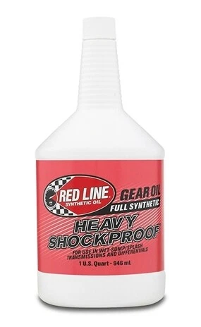 Red Line Oil Gear Oil Synthetic Heavy Shockproof 1 Quart - Case of 12