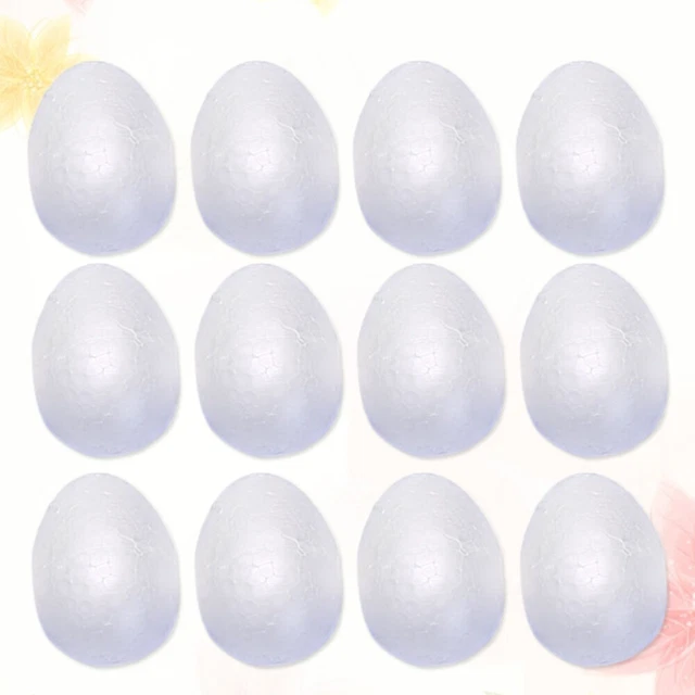 12 pz uova artificiali decorazione fai da te uova di plastica decorative adolescenti