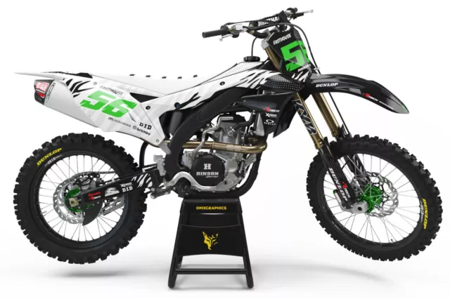 Kawasaki KXF 450 KLX 140 250 450 KX 85 Decals set OMX Graphics 2000 2004 2020