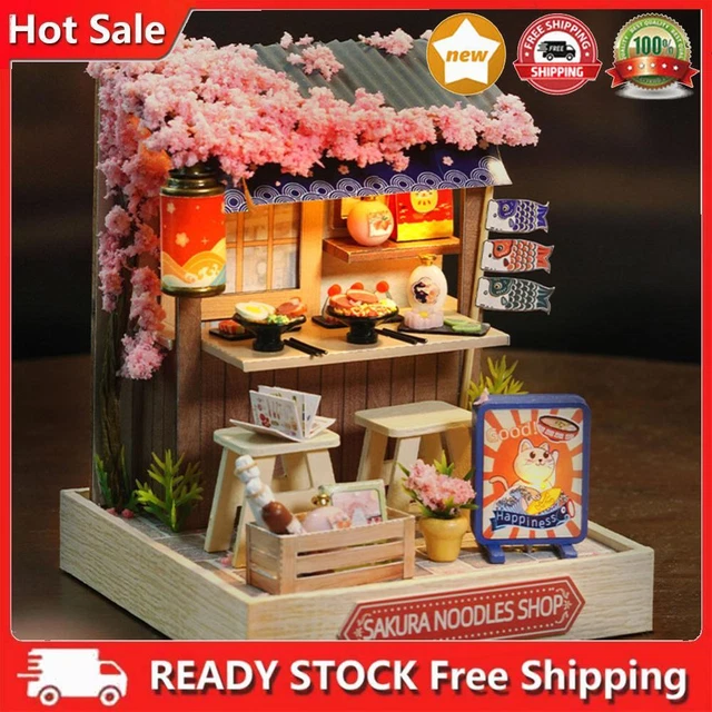 DIY MINIATURE DOLLHOUSE Kit With Furniture Mini Dollhouse Model Kit for