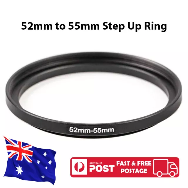 52-55 mm 52mm to 55mm 52mm-55mm Step-Up Stepping Up Ring Filter Adapter