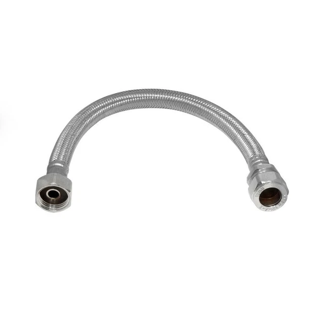 Flexibler Wasserhahn Schlauchverbinder Küche Waschbecken Mischer Rohrschwänze 1/2 Zoll x 500 mm