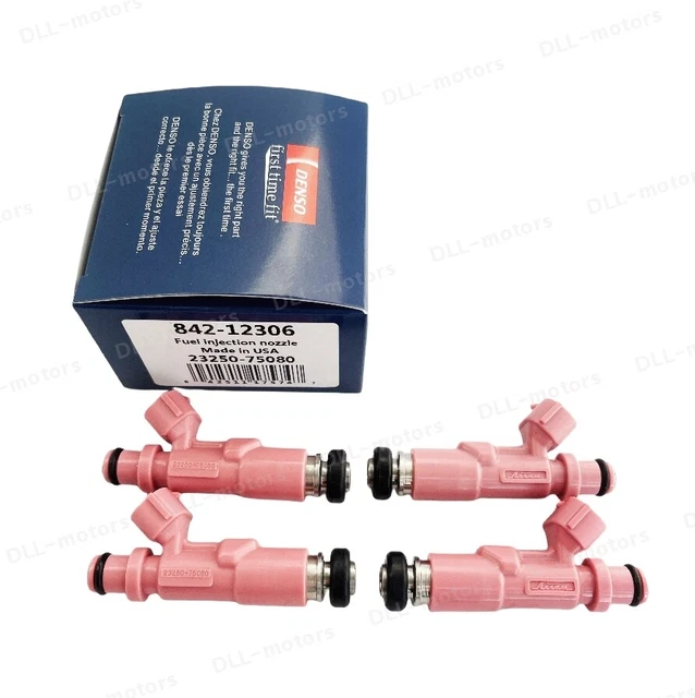 4 Denso Fuel Injectors For 2004-2009 Toyota Camry 2.4L I4 – Remanufactured