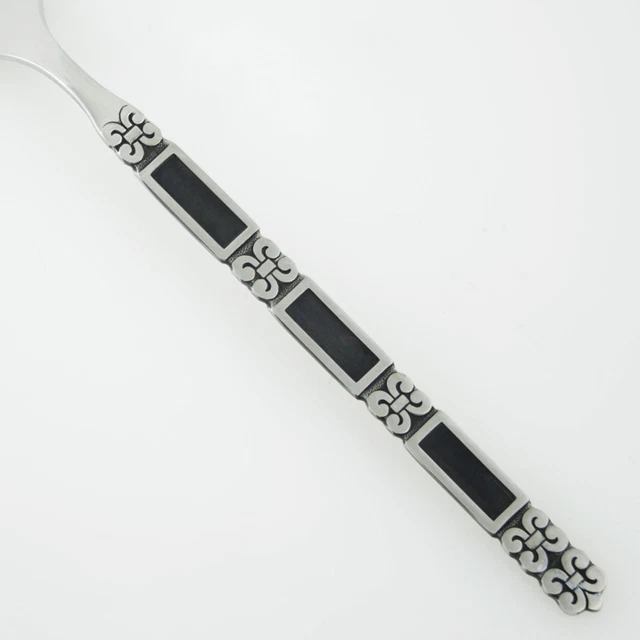 Oneida Community MADRID Black Accent Stainless Silverware Flatware CHOICE