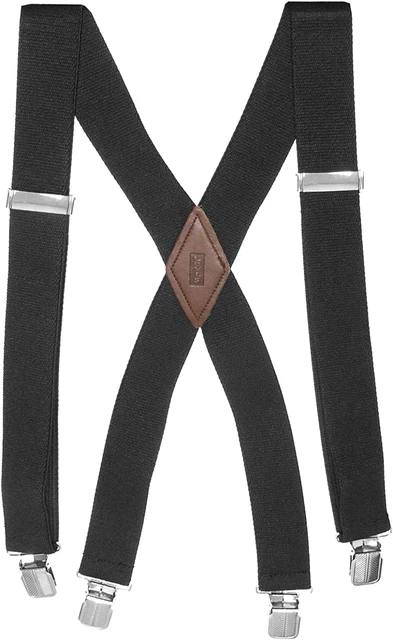 Men'S Big & Tall Adjustable Terry Suspender
