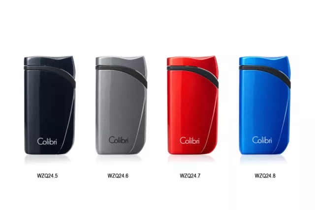Lighter Feuerzeug Accendino Colibri Falcon Metallic 1 Fiamma Jet Flame Wzq24
