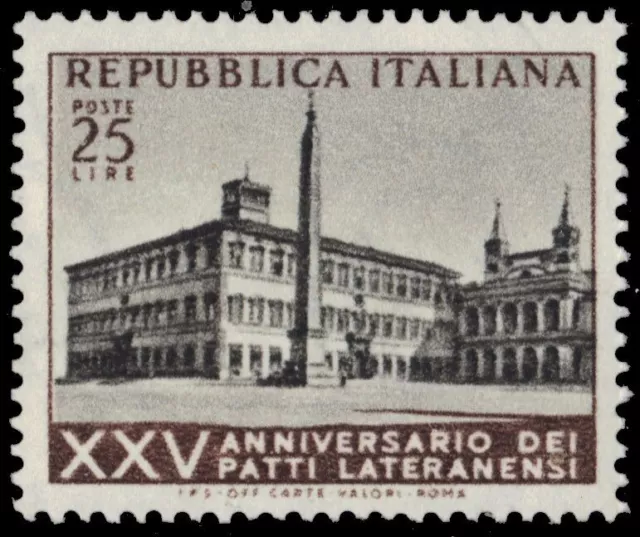 ITALY 647 - Signing of the Lateran Pacts 25th Anniversary (pb55900)