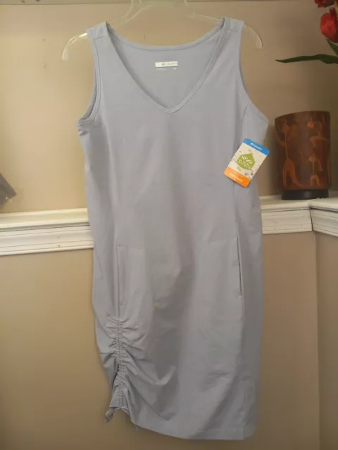 Columbia Omni Shield Womens Anytime Casual Lavender Dress Size Small P