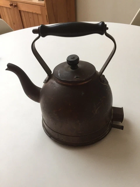 Vintage Antique  'Premier' Electric Copper Kettle with Bakelite Fittings