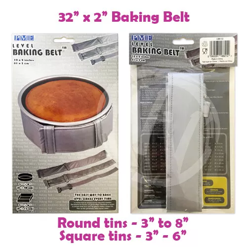 PME Level Baking Belt - 32 x 2 inch (81 x 5 cm) - Level Cake Baking 3-8" Tin