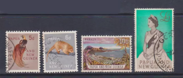 (F232-94) 1963 PNG set of 4stamps pictorials 5d to 1pound (CS)