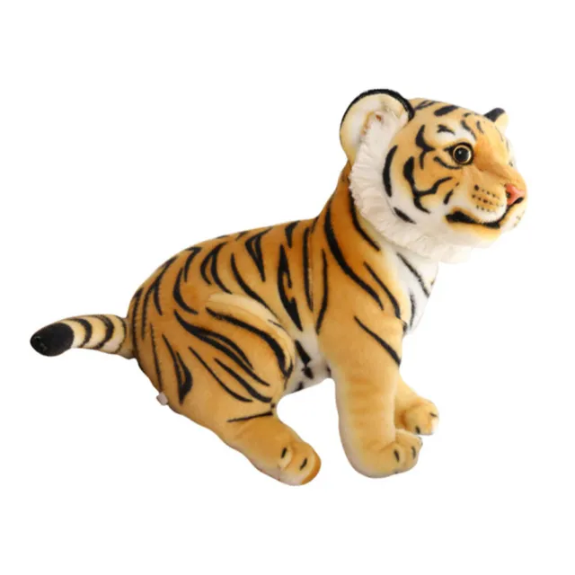 Stuffed Animal Figurine Novel Tiger Doll Plush Toy Lovely Decor Large