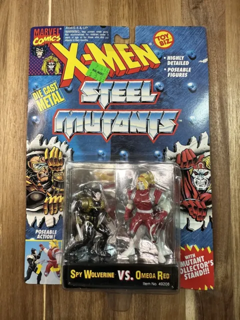 Marvel Comics X-Men Steel Mutants Spy Wolverine Vs. Omega Red By Toy Biz 1994