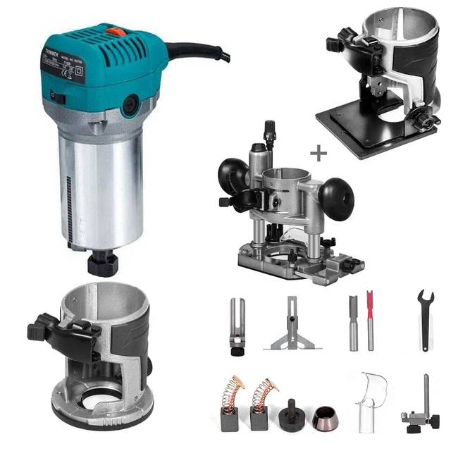 VEVORbrand Wood Router Kit 1.25 HP Max Torque 30,000 RPM Variable Speed Router