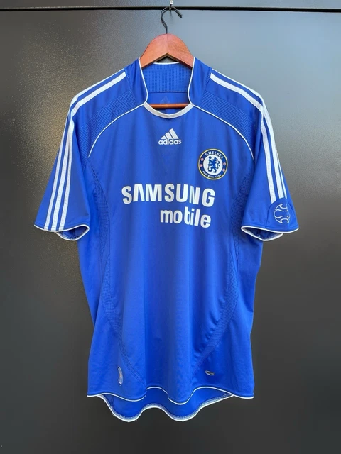 Maillot De Football Chelsea Domicile 1999-2001 - Marque Umbro, Taille XXL - Occasion Bon état (petit Trou Et Pulls)
