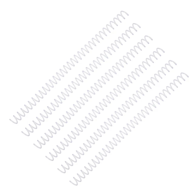 20Pcs Spiral Binding Coil Large Capacity Spine Comb 30 Holes 13mm Diameter Set