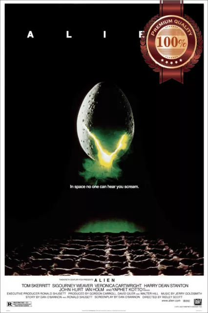 ALIEN 1979 70s EGG OFFICIAL ORIGINAL CINEMA ART FILM MOVIE PRINT PREMIUM POSTER