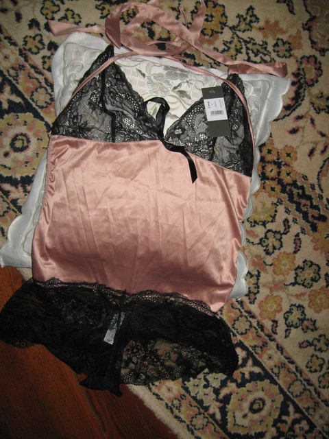 Body Dentelle Rose - Neuf Avec Étiquettes - Taille 2 - Monoprix - Polyamide