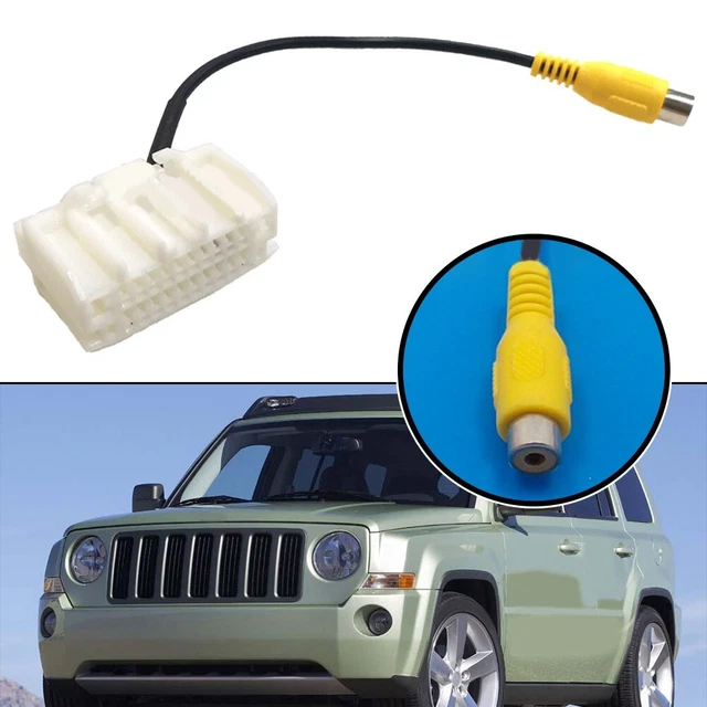 Per Jeep per Dodge Monitor Backup connettore RCA cavo adattatore fotocamera inversa