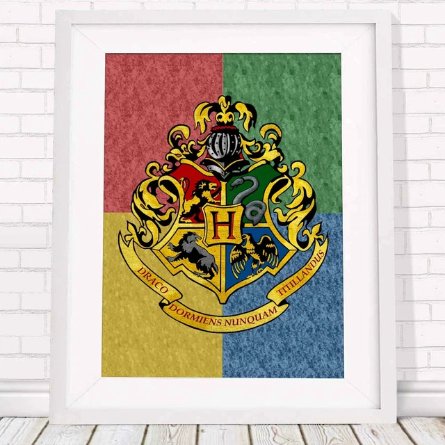HARRY POTTER - Hogwarts School Emblem Poster Picture Print Sizes A5 to ...