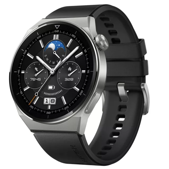 Huawei Watch GT 3 Pro Smartwatch Gps Fitness Tracker Black Nfc Gps Heart Rate 1