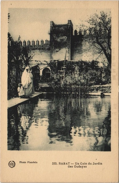 CPA AK MOROCCO RABAT A corner of the Jardin des Oudayas Flandrin (38195)