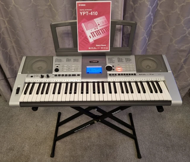 YAMAHA KEYBOARD YPT410 (PSRE403 equivalent)+Music Rest+Manual+Pwr