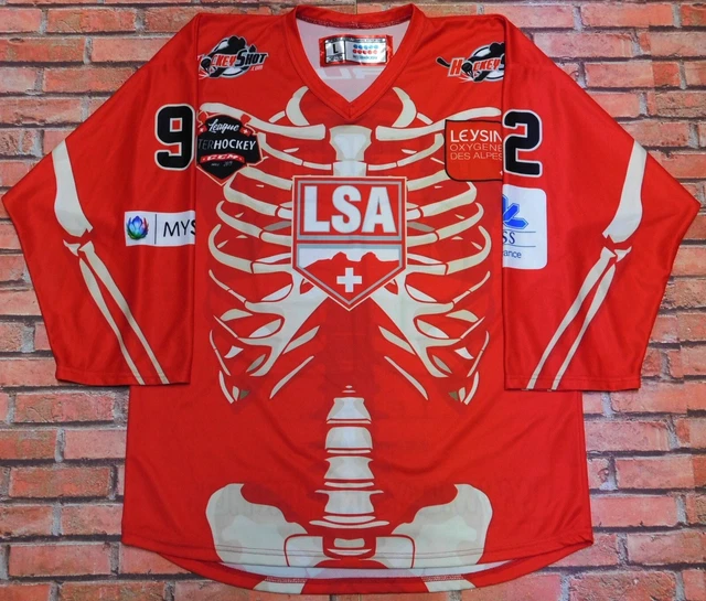Maillot Ice Hockey Glace Die mi Sten Loup 57 Taille XL