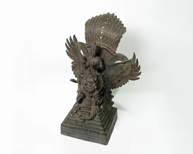 Lord Vishnu Bronze Statue, Hindu God Figurine, Eagle, God, Garuda, Best Gift 2