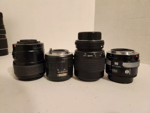 (Parts/Repair) Lot Of 4 Various Camera Lens