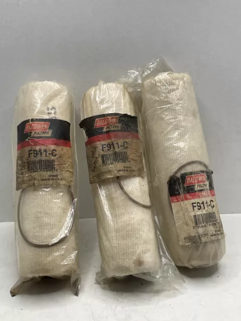 Baldwin F911-C Filter Element *Lot of (3) Filter Elements*