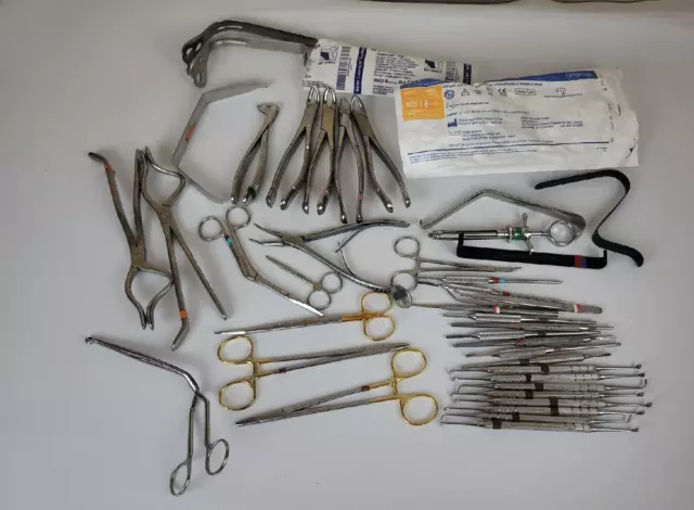 Lot Of Used Dental & Surgical Tools and Parts