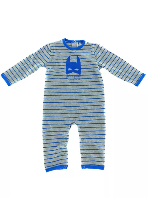 Baby Bio Baumwolle Langarm Body Strampler Pyjama  62 - 68  74 - 80 Hero