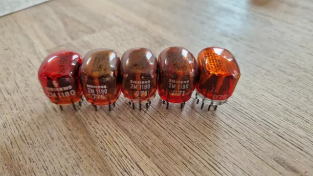 Siemens ZM1180 ZM 1180 Nixie Tube, Anzeige Röhre, Display Indicator